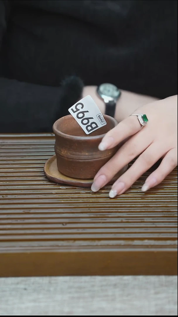 纯手工粗陶茶具每一只不一样