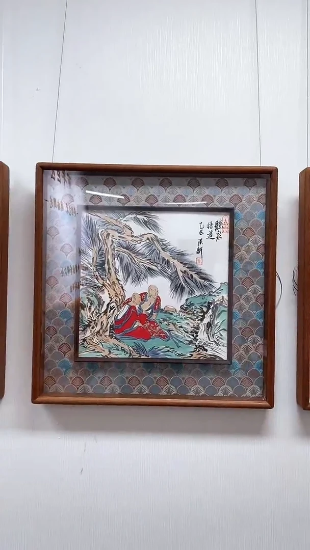 国画GH-ZHX-1PC-红衣罗汉