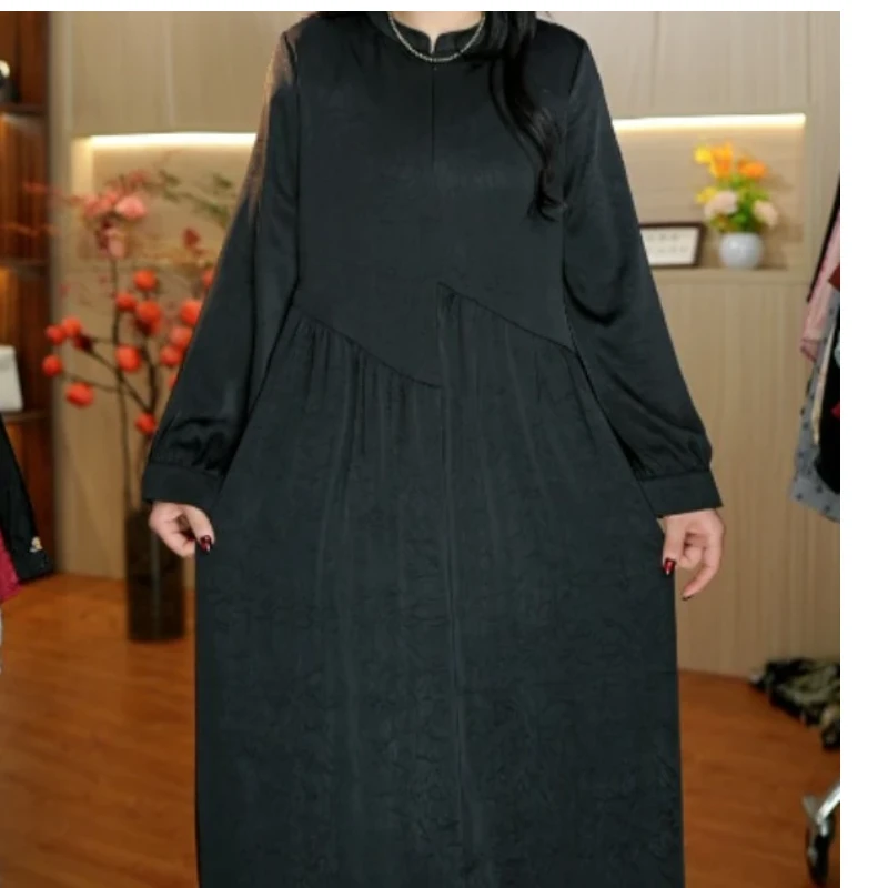 7013-21新款时尚休闲长袖连衣裙
