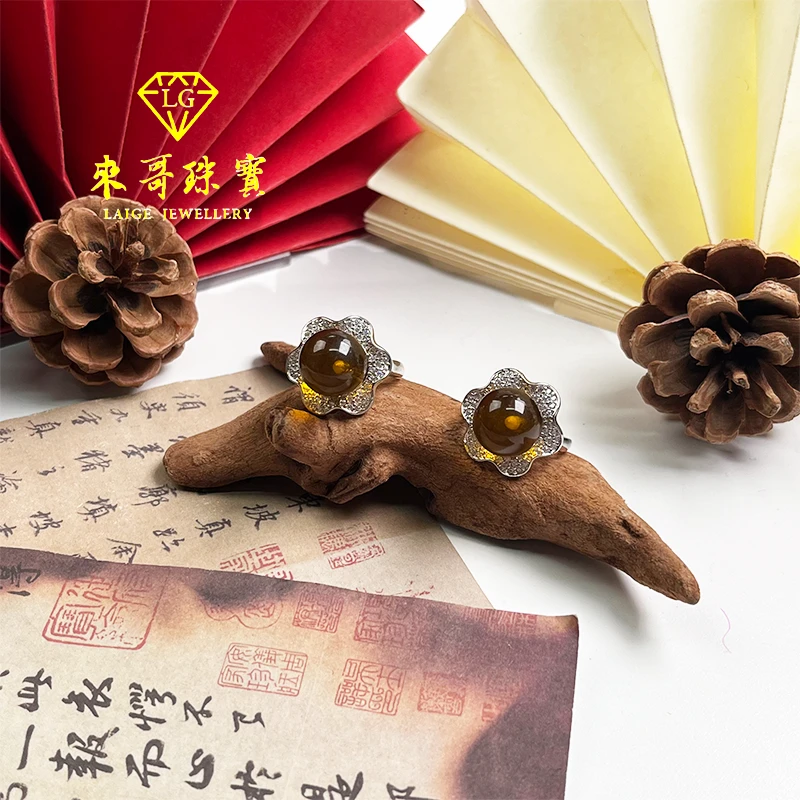 五一特惠【来哥严选】灵草珀花戒指