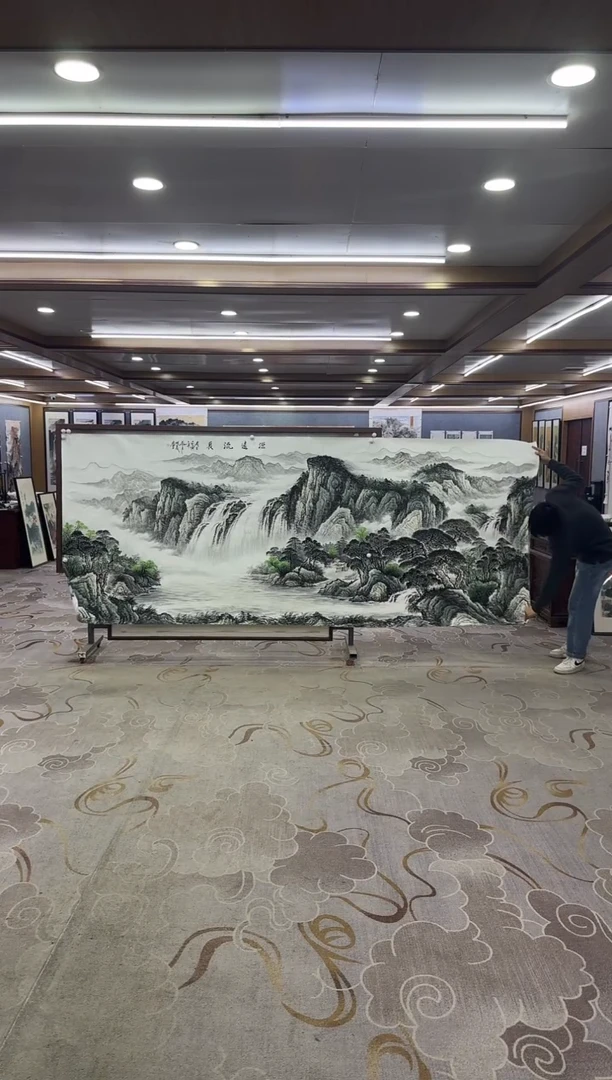 绘画绘画Y-邵明义-大丈二-山水画