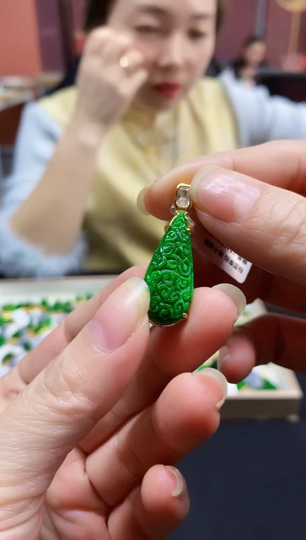 颈饰未镶嵌翡翠翡翠吊坠40