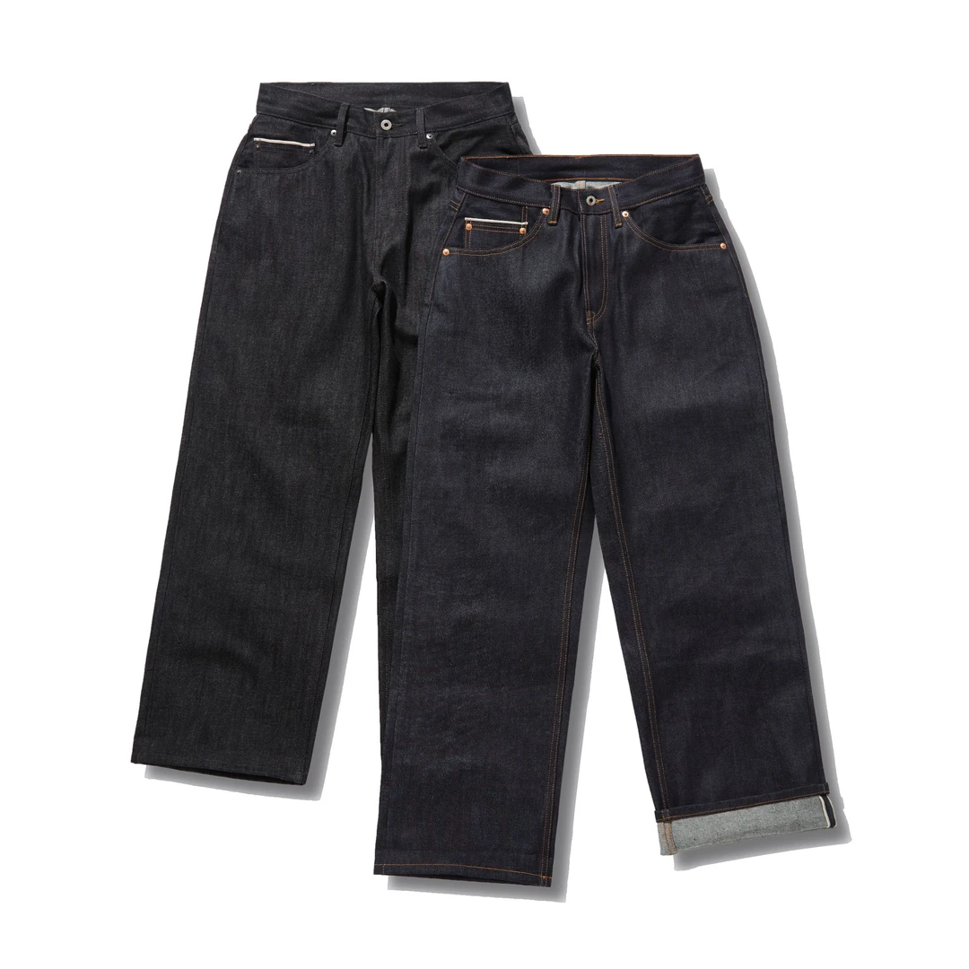 DANCI DONEDanci Done 喜马拉雅蛇 原色红边赤耳直筒牛仔裤