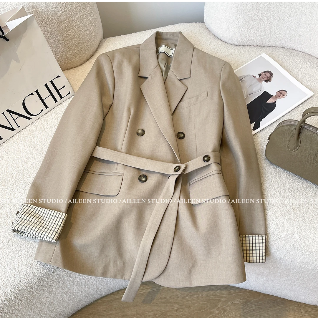 2025秋装新款西装外套宽松气质时尚休闲显瘦收腰气质西服外套上衣