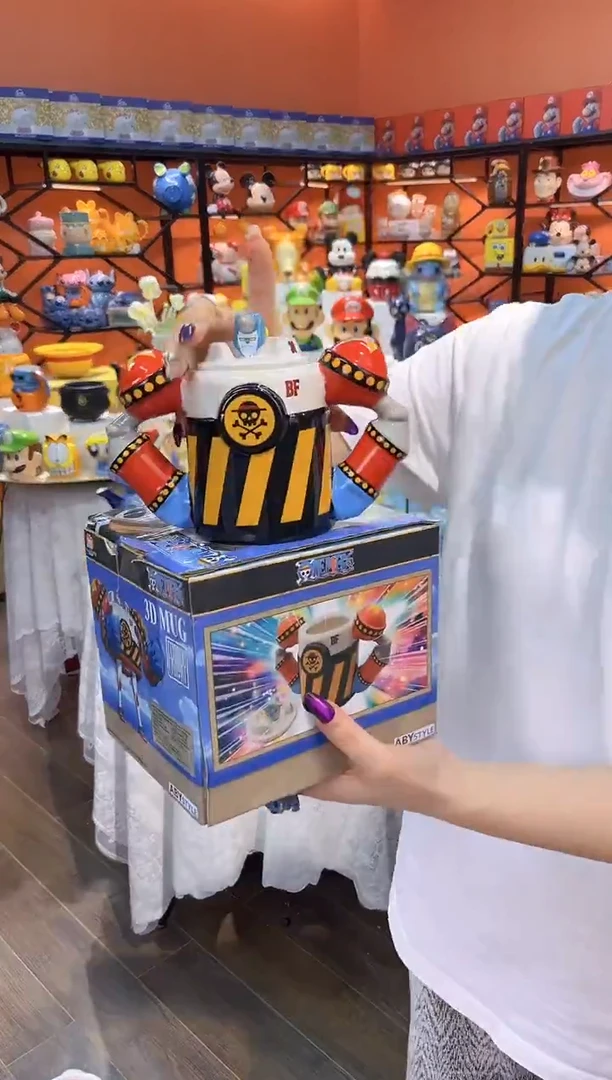 瓷片@@海贼王弗兰奇陶瓷杯(礼盒)