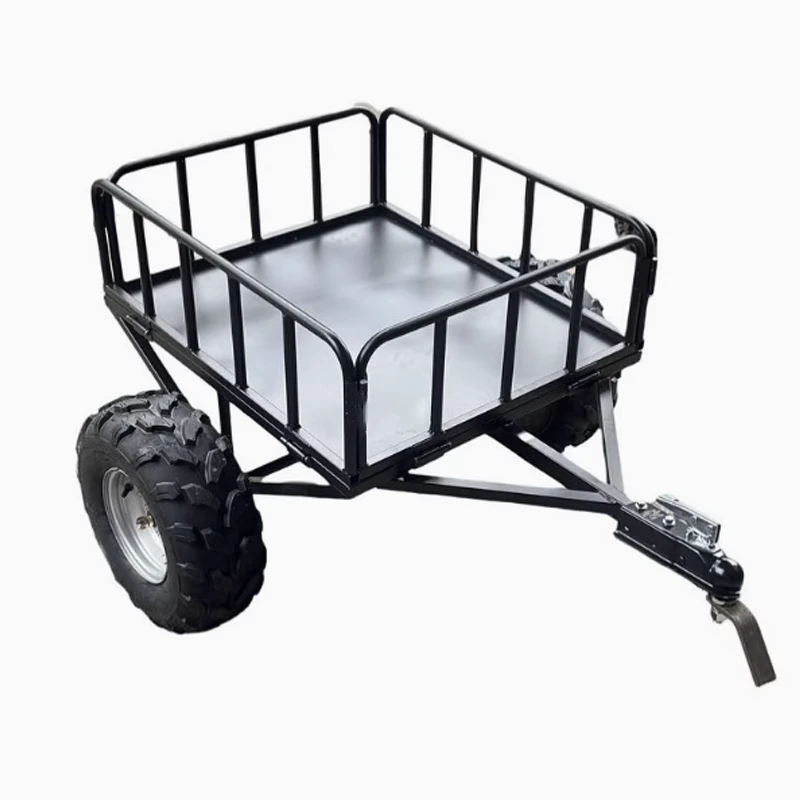 沙滩车专用拖斗四轮摩托车后拖车挂斗载物货箱货斗加装