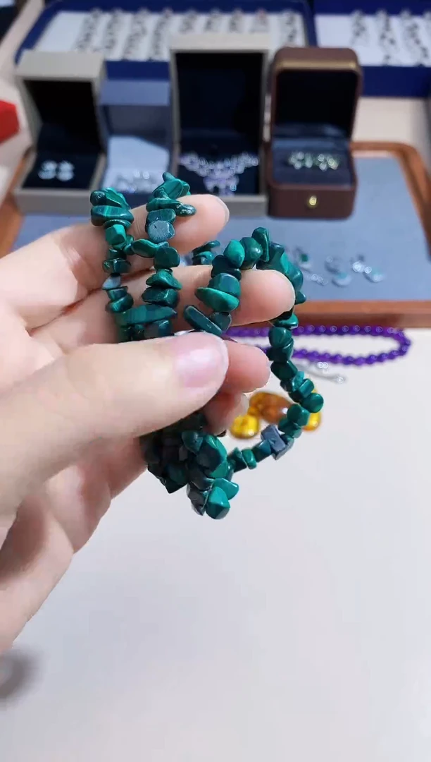 【闪购商品】孔雀石手链未镶嵌多样性 发其一  【27】