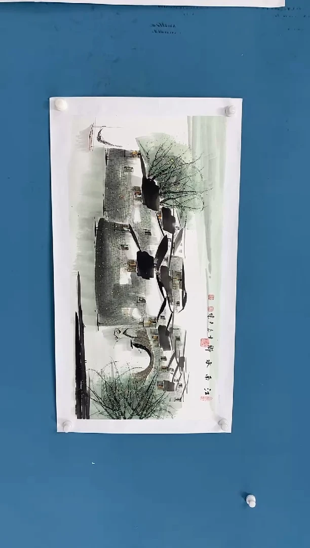 【闪购商品】国画2.9-王夫怀-三尺山水49