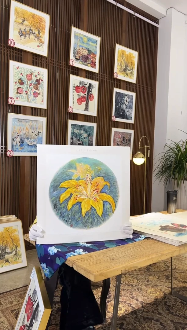 版画耿玉琨名章限量版画S