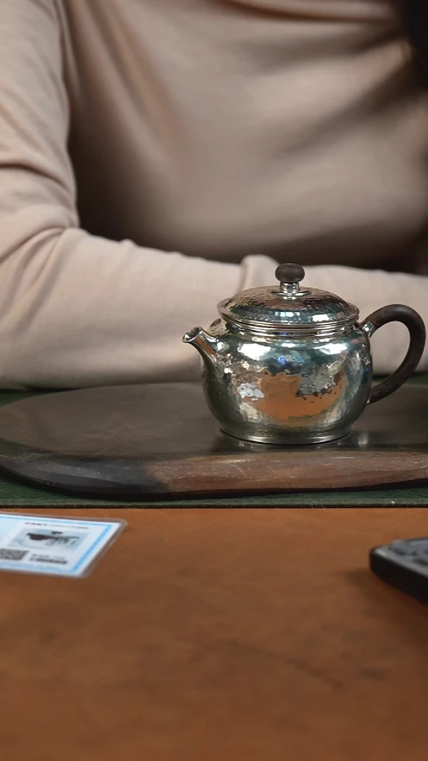 新品手工德钟泡茶银壶