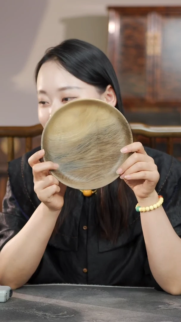 金丝楠原木精工坚果盘671