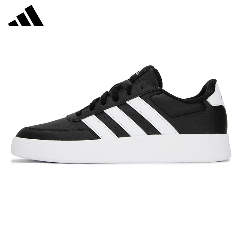 adidas阿迪达斯官方正品男鞋2025新款流光风复古经典黑色休闲板鞋