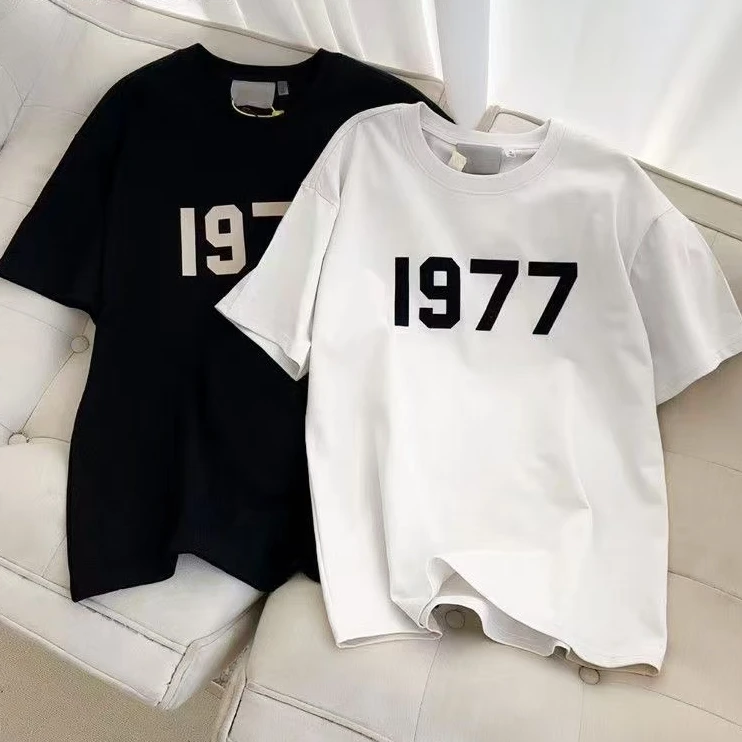 纯棉短袖T恤男女同款潮流情侣时尚百搭圆领0006