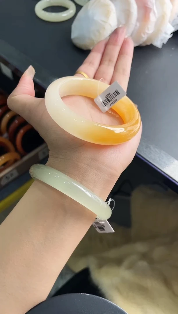 未镶嵌手镯石英质玉j104-HHB57+