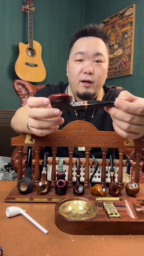 石楠木木雕款意大利进口石楠木烟斗