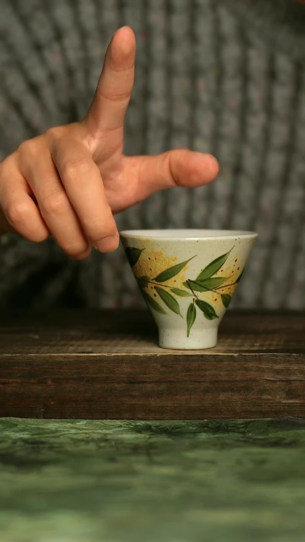 陶瓷青诗集手工手绘瓷器