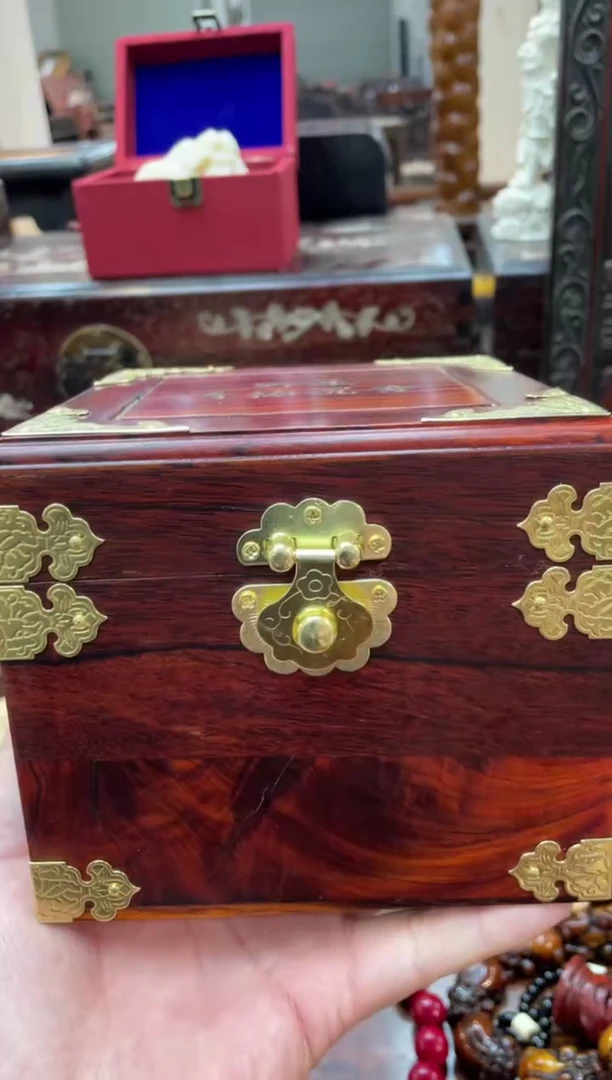 【闪购商品】木cx白奇楠手串2.0带侧翻盒