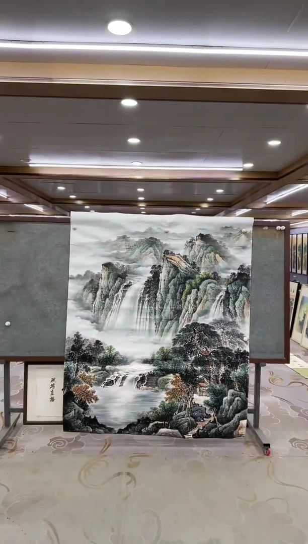 绘画一-邵明义-斗方-山水国画