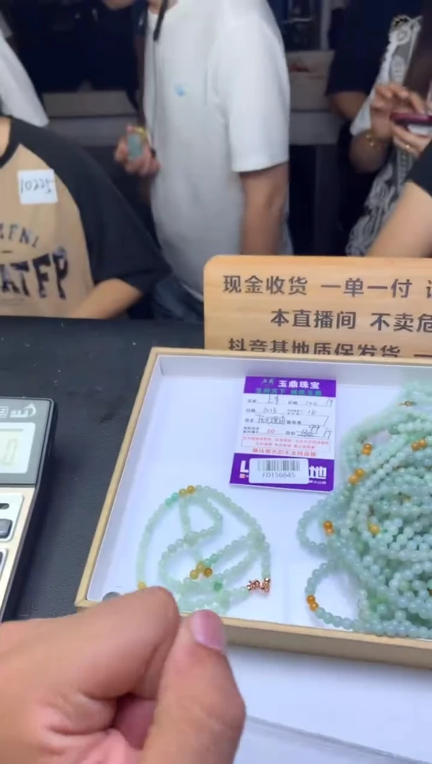 翡翠未镶嵌项链多样性发其一-F0156645