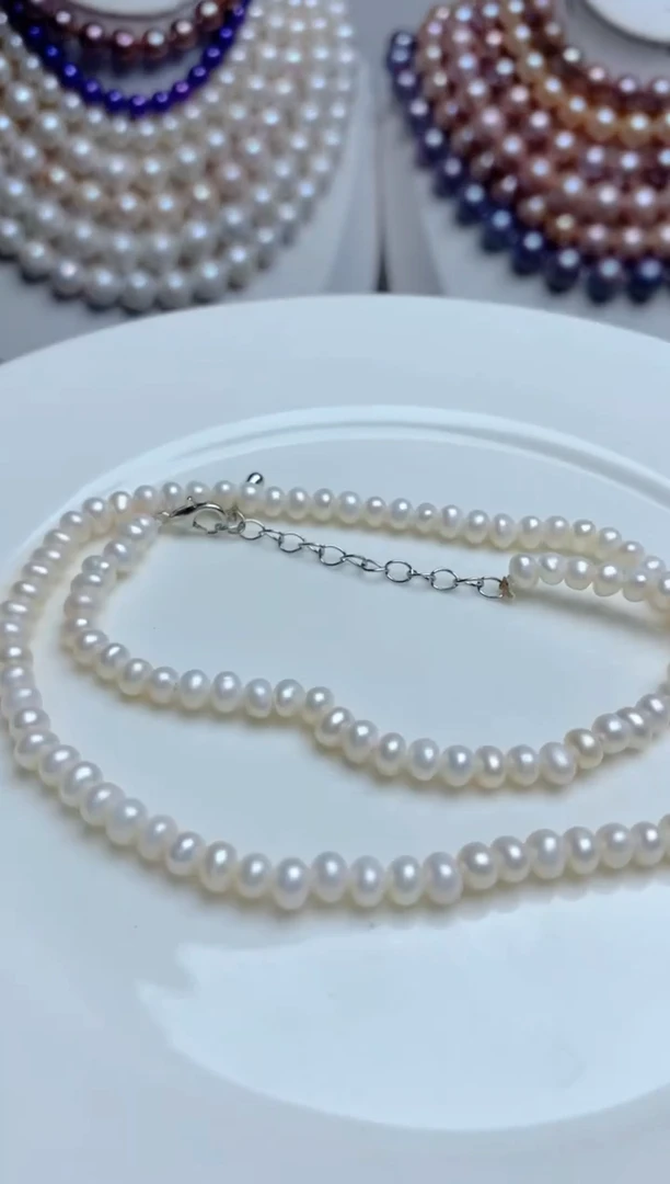 淡水珍珠未镶嵌颈饰0054