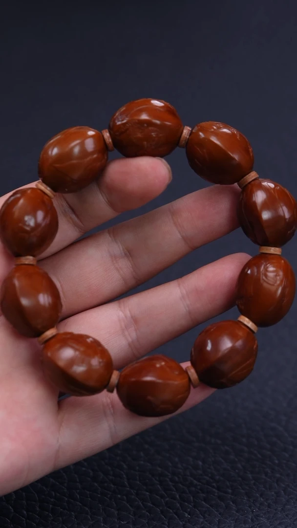 【闪购商品】橄榄核其他回血三藏仁进款2.2铁核不二法门手串