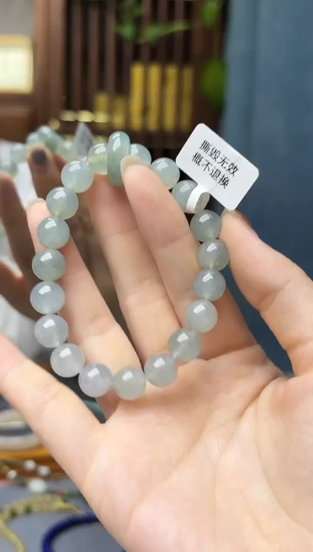 未镶嵌挂件翡翠翡翠手串10mmXC