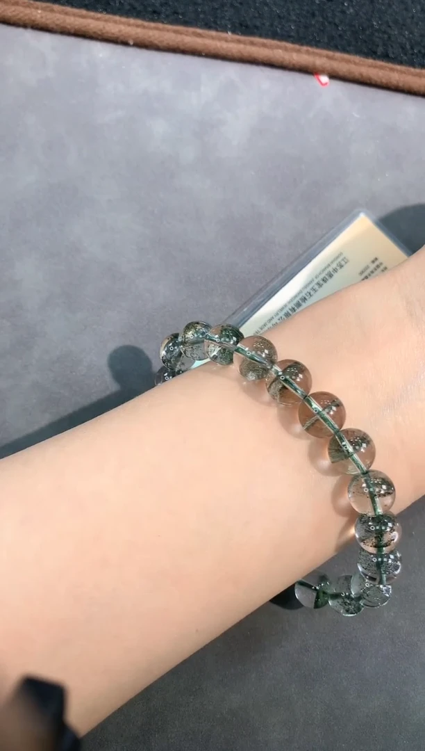 【闪购商品】水晶手链未镶嵌42号绿幽灵单圈10mm