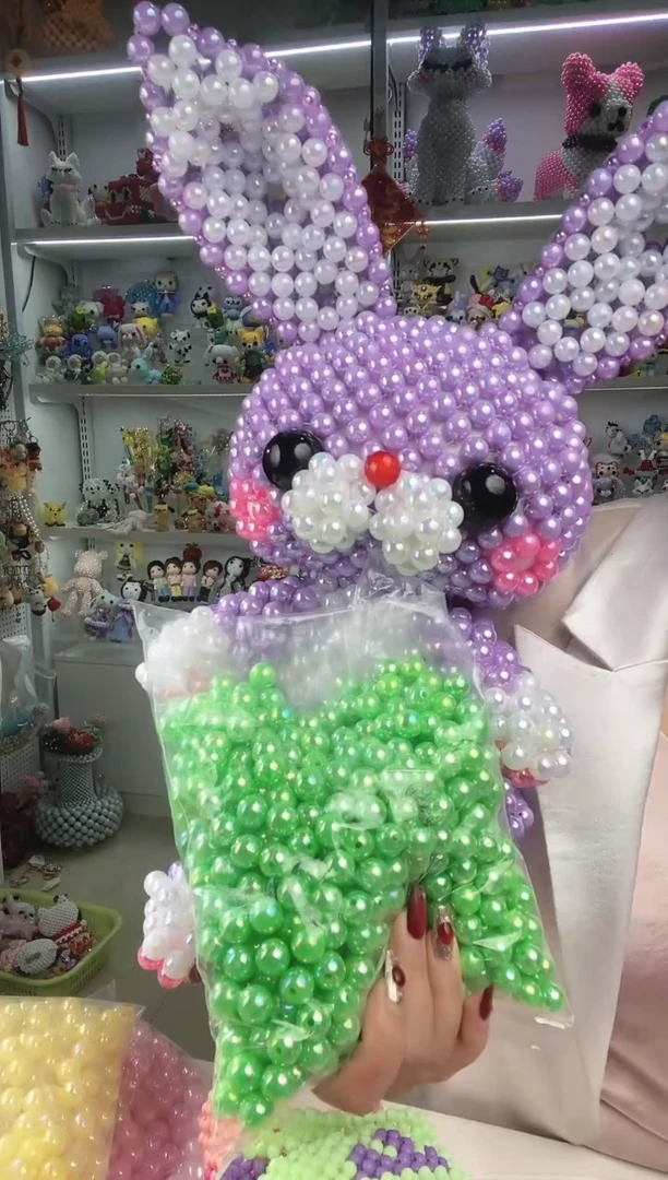 玻璃0528卡12幸运兔材料包1套绿色