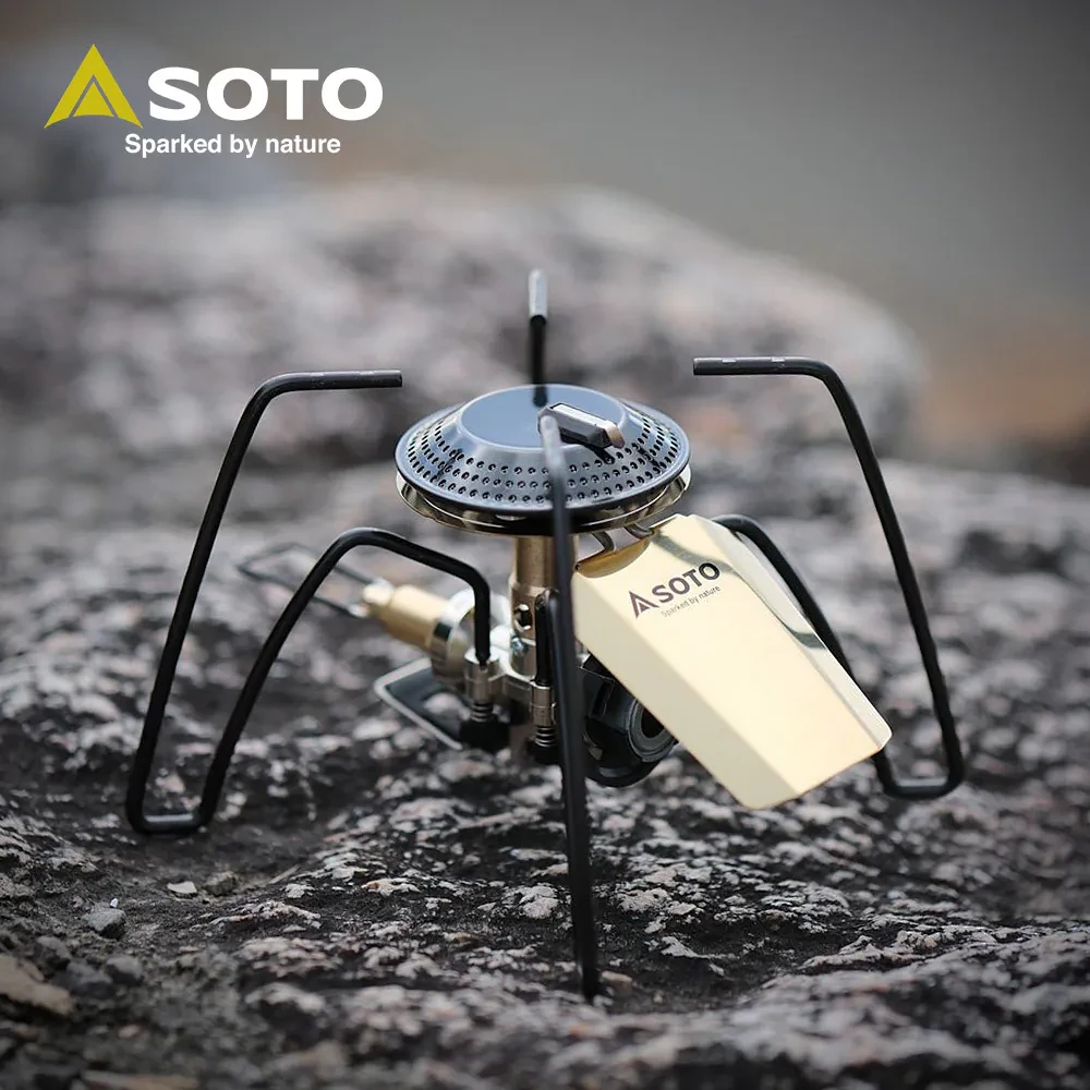 SOTO ST-340迷你黑蜘蛛炉 低温次世代气炉户外露营登山便携大火力