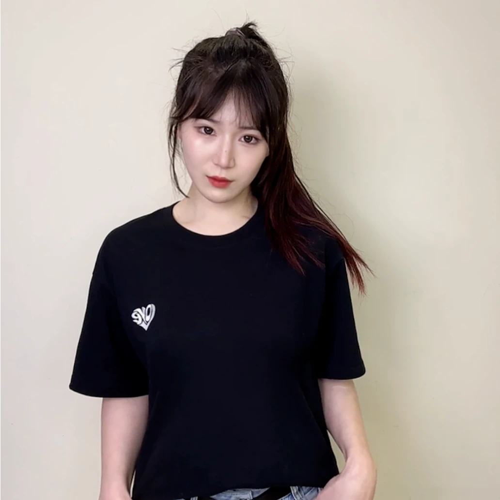 LUANNESNOW【白月光】纯棉显瘦时尚简约春夏百搭夏季女款短袖t恤