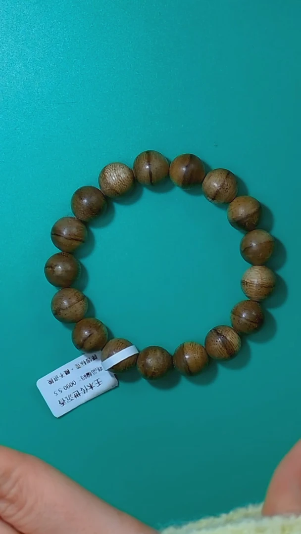 【闪购商品】沉香手串达拉干12mm圆珠单圈0090