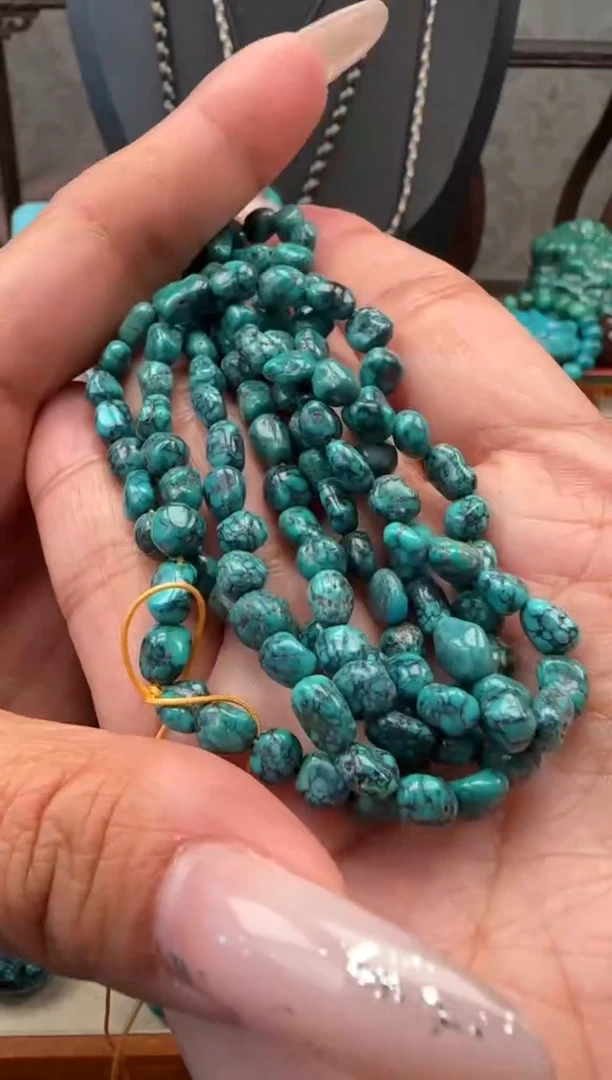 未镶嵌绿松石珠宝奇石绿松石