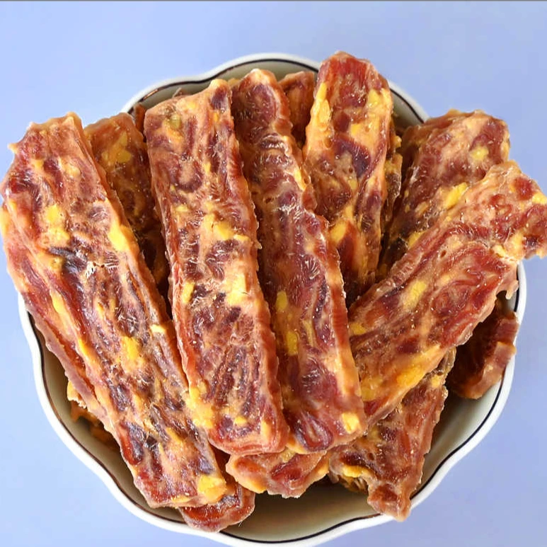 M-q*鸭肉蛋黄切片 宠物零食狗零食肉干肉条