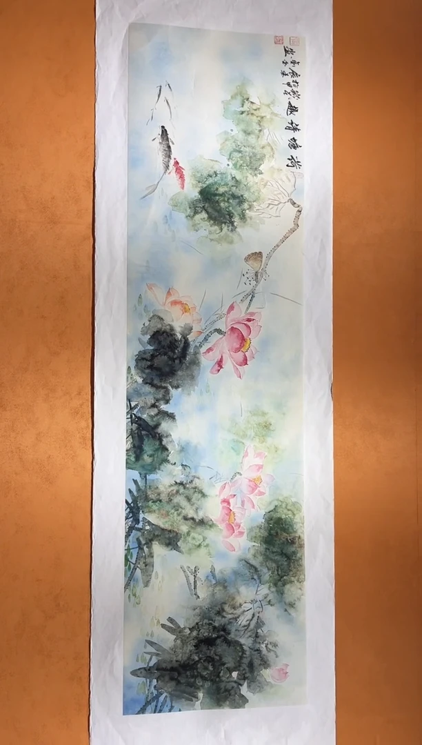 国画刘金玉老师亲笔手绘
