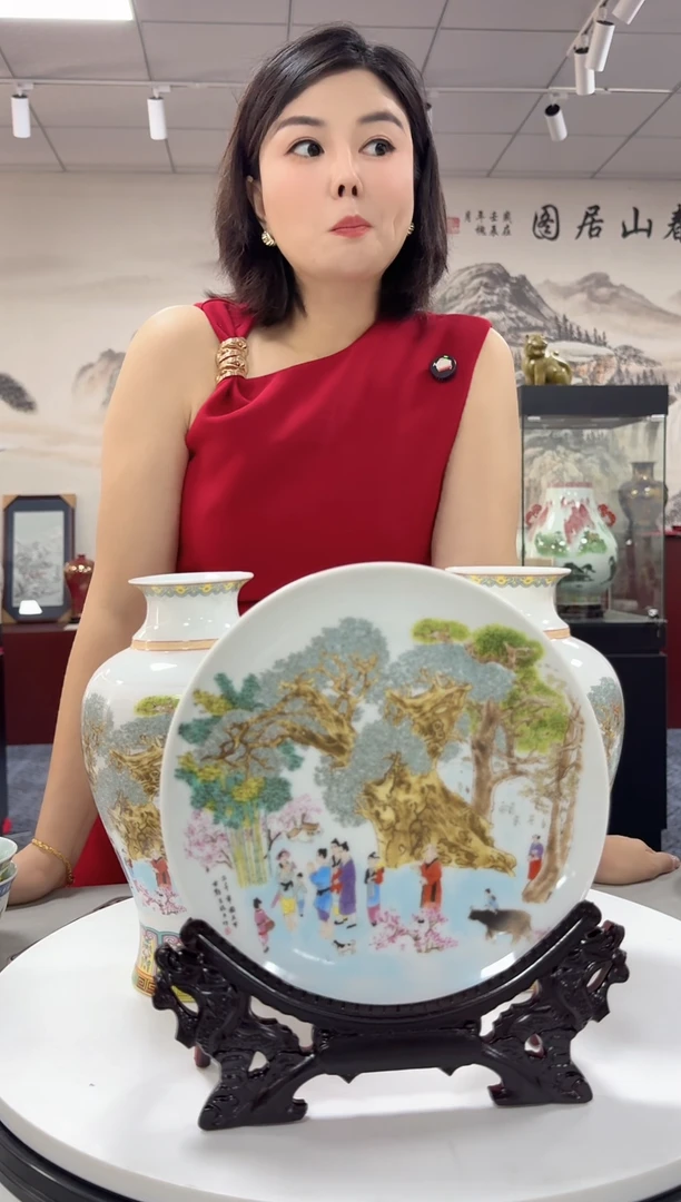 陶瓷盖子款景德镇其他摆件