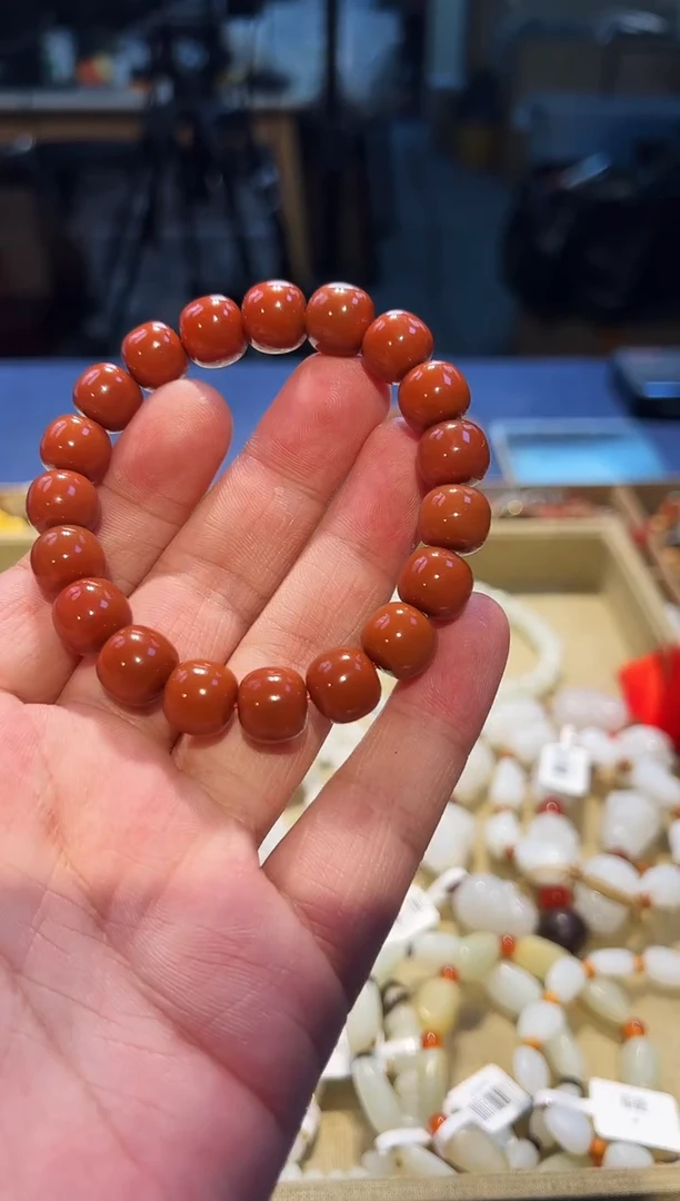 未镶嵌手串南红玛瑙11+