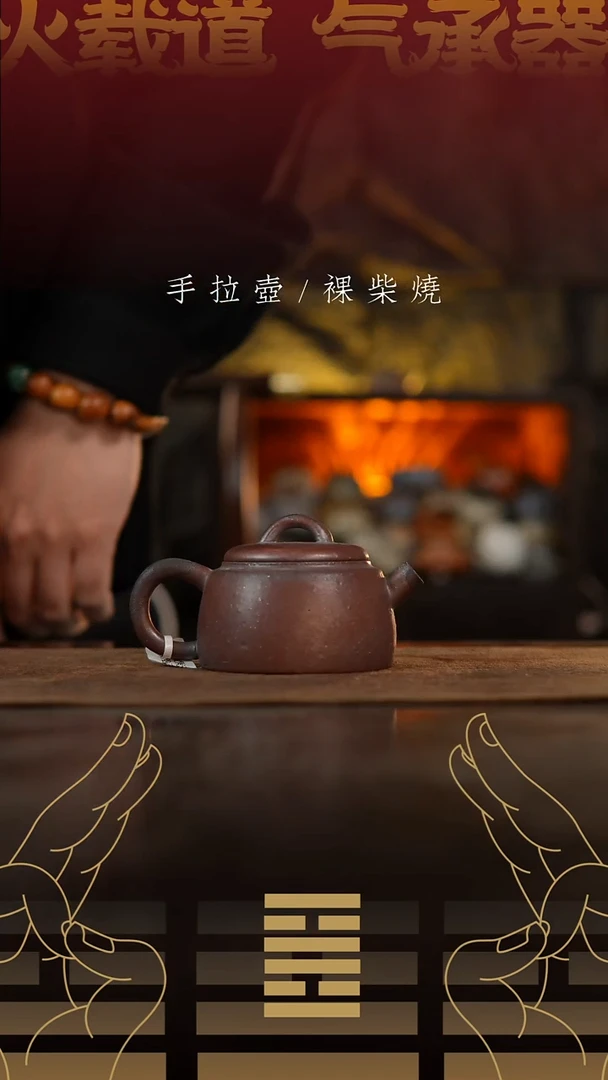 夸烧柴烧惊蛰壶465