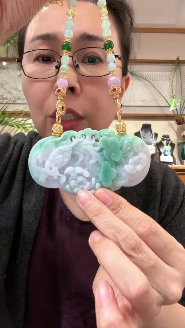 【闪购商品】翡翠颈饰未镶嵌国风