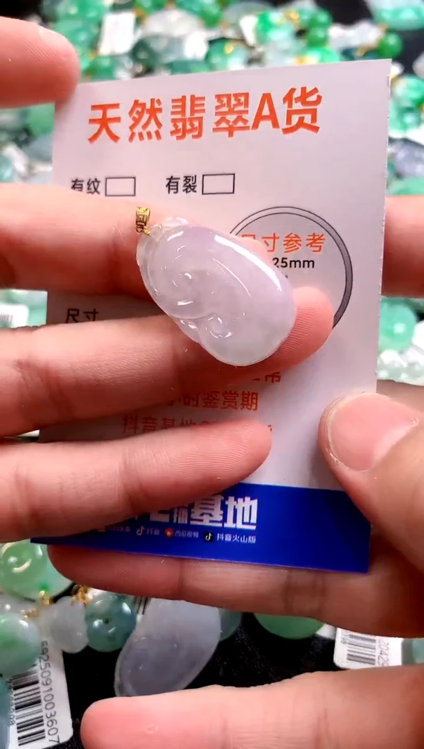 颈饰18K金镶嵌翡翠13003083