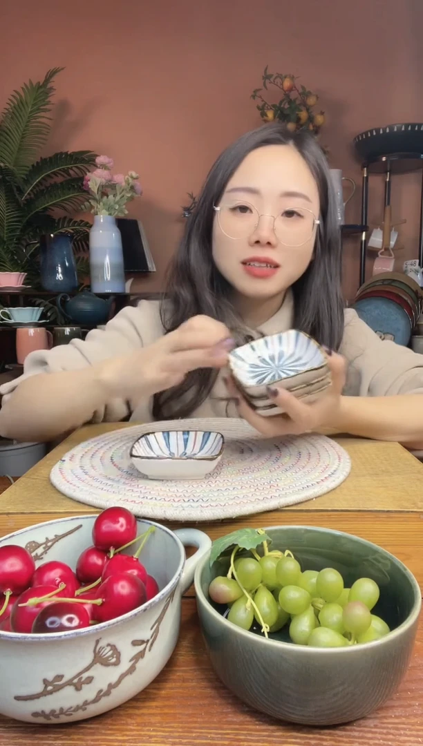 陶瓷3.5英寸味碟 4件 微瑕疵