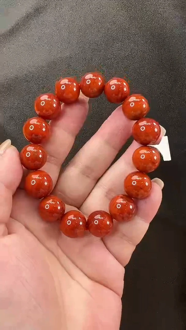 南红玛瑙未镶嵌颈饰手串