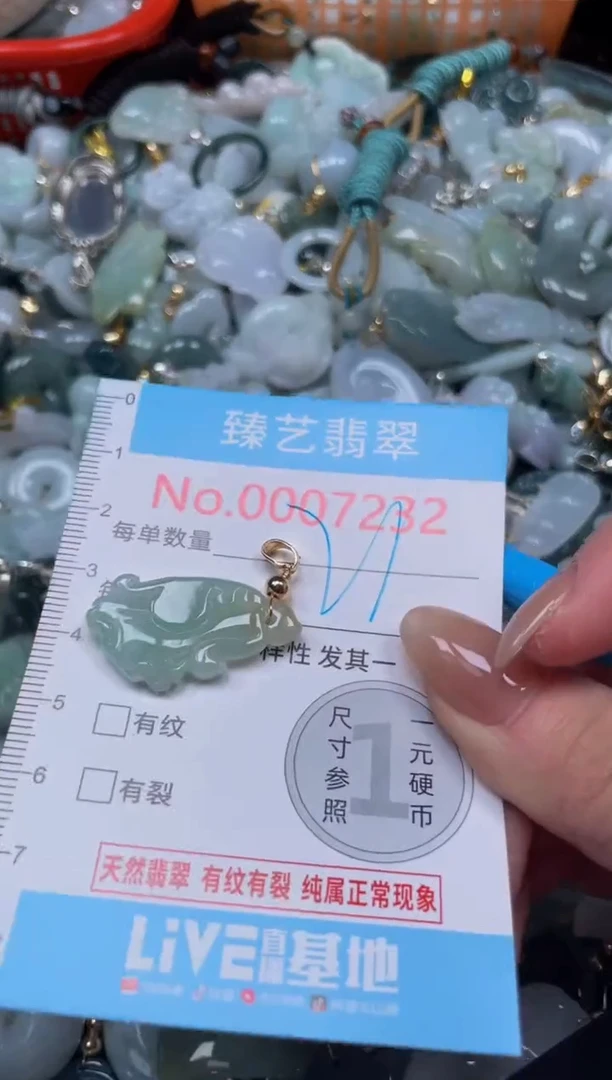 颈饰未镶嵌翡翠7232