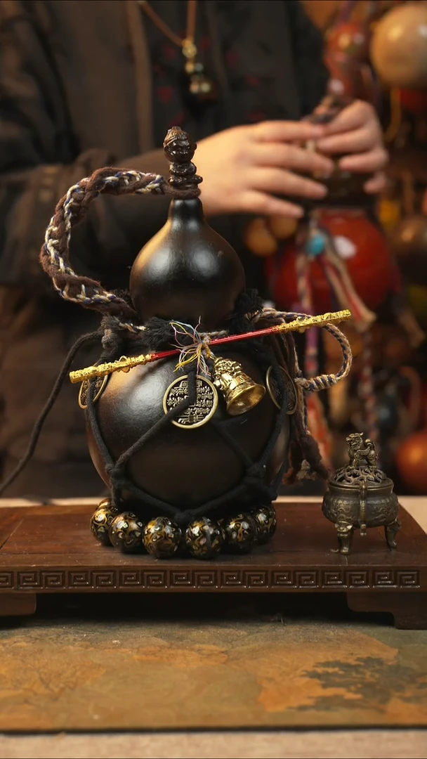 478大漆一物一拍记葫堂出品【不带手串】