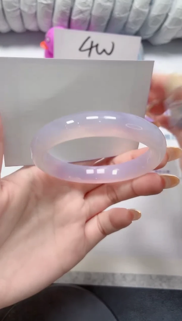 石英质玉手镯未镶嵌118-草花56.4