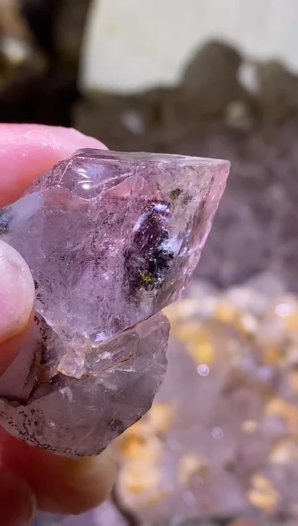 未镶嵌珠宝半成品水晶72号四川超七花园水晶