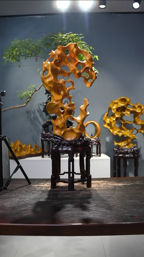 依*寒书桌花架茶几摆件——北丹石水石