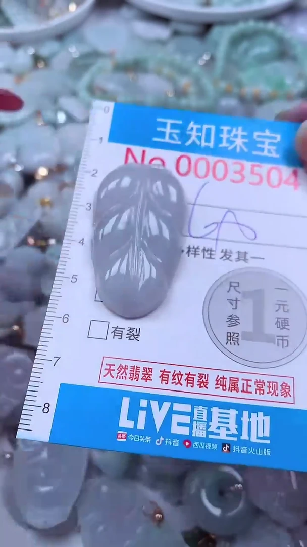 吊坠(不含链)未镶嵌翡翠3504