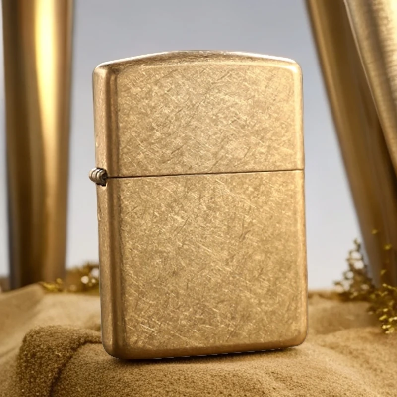 zippo打火机李峋同款点燃你黄铜花沙盔甲重机28496原装TC9901