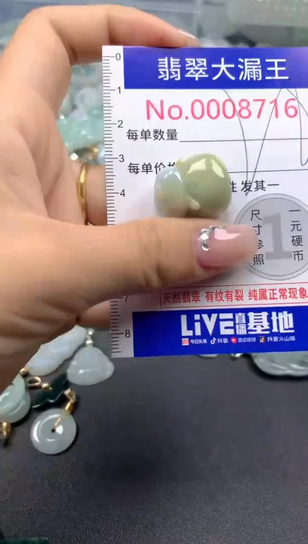 颈饰未镶嵌翡翠8716