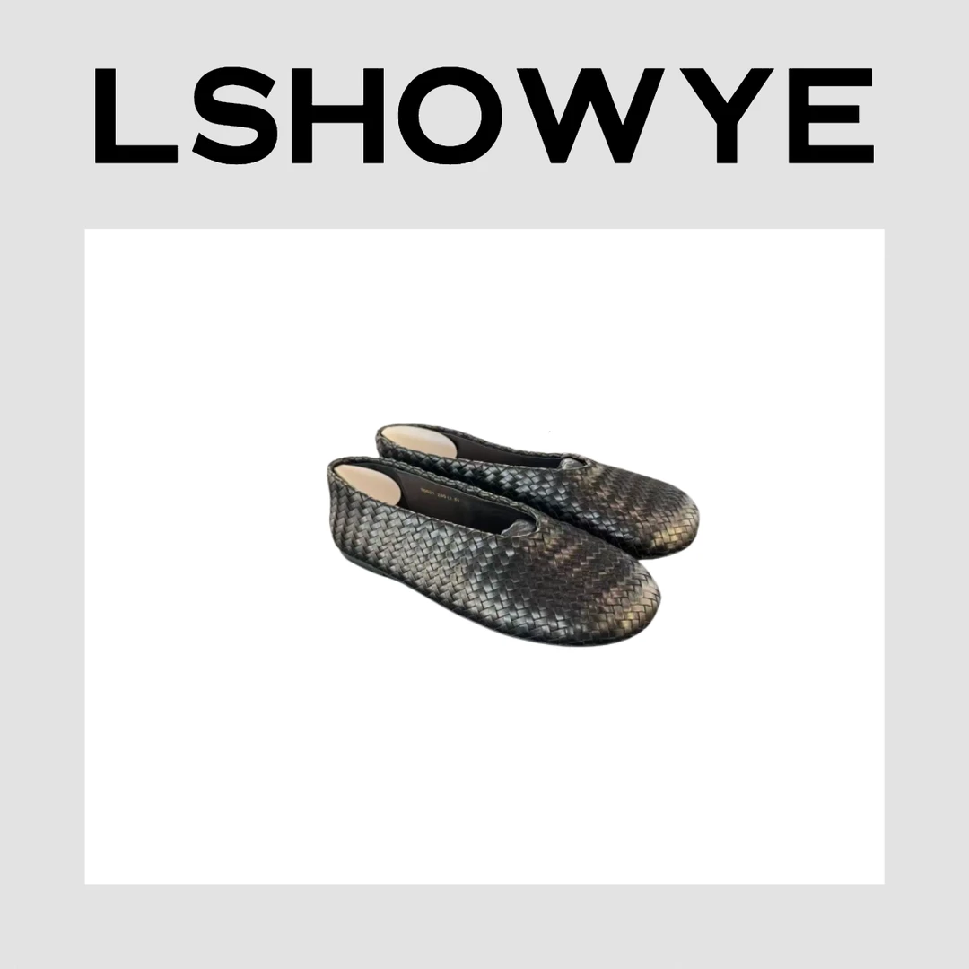 LSHOWYE｜编织圆头平底鞋 90021SHI